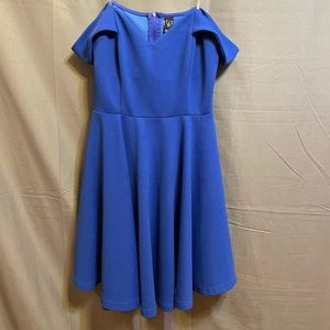 Blue dress with off the shoulder straps. Windsor size Medium.